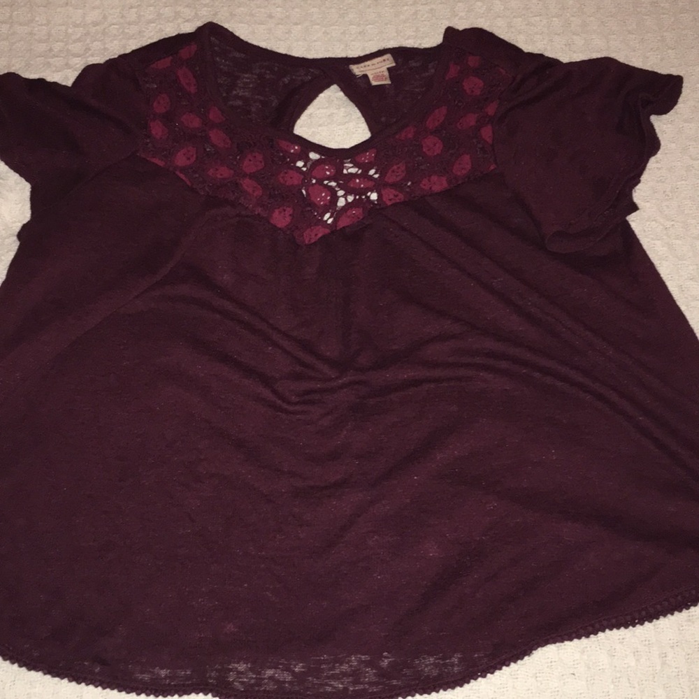 Aeropostale Maroon top. Size xs